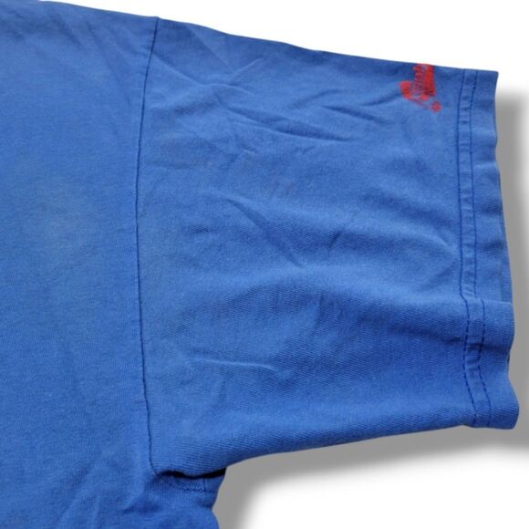 Rare Vintage Hanes Shirt Size XL DC Comics Superman Backwards Logo Graphic Print - Picture 8 of 11